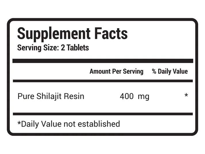 PANACEA (PURE SHILAJIT TABLETS) - Image 3